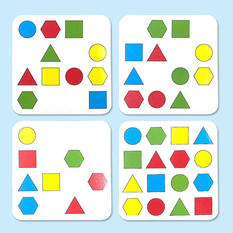 SmartMatch - Vormen Puzzel Snel Bijpassend Bordspel