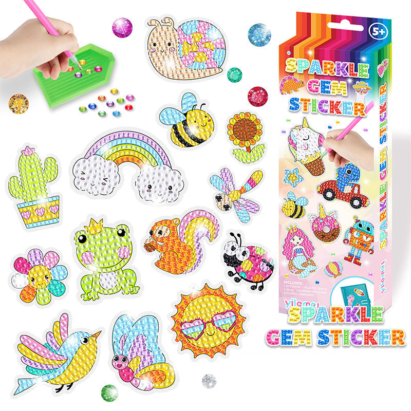 SparkleCraft - DIY Tekenfilm Diamant Schilderen voor Kinderen