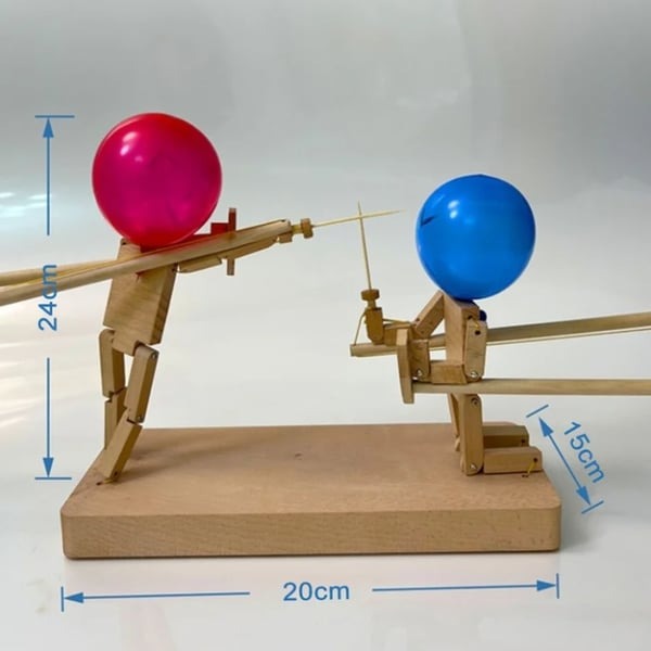 BattleMaster - Ballon Hoofden Houten Zwaardgevecht