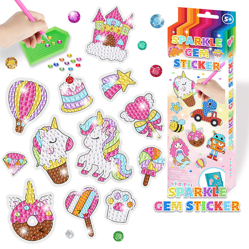 SparkleCraft - DIY Tekenfilm Diamant Schilderen voor Kinderen