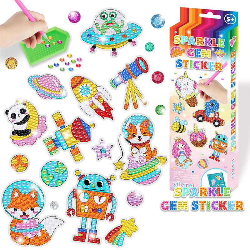 SparkleCraft - DIY Tekenfilm Diamant Schilderen voor Kinderen