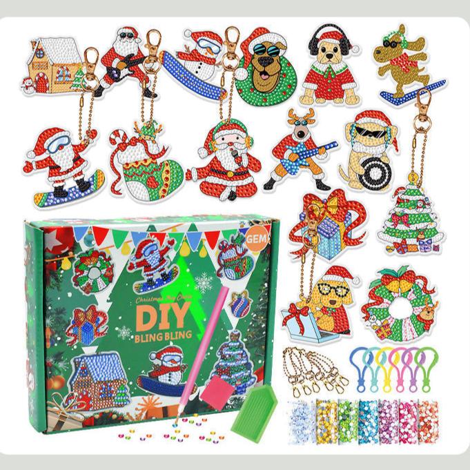 ChristmasGems - DIY Diamant Kunstkerst Knutselset