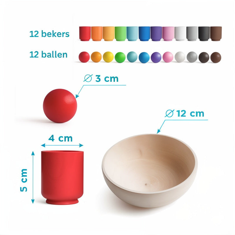 ColorNest- Waldorf Sorteer Speelgoed