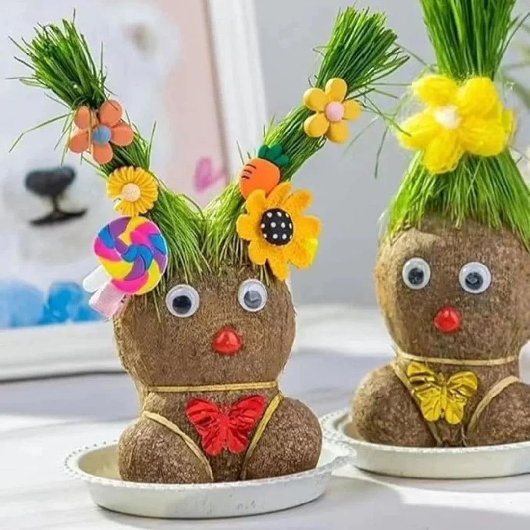 GrowPals - Speelset voor plantenverzorging met karakterpotten