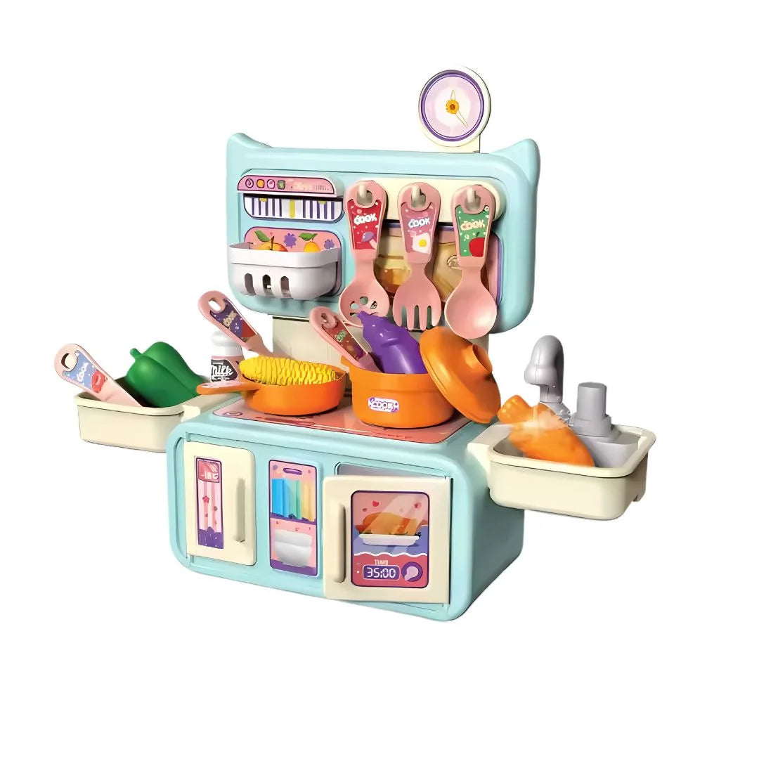 ChefPlay Kitchen – Speelkeuken voor Kinderen – Kunststof Rollenspel Speelgoed – Vanaf 3 Jaar