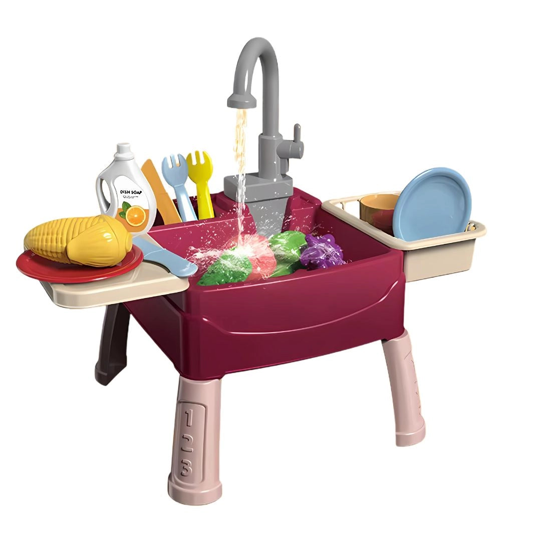 Sinksy – Waterspeelgoot & Keukentafel voor Kinderen – Rollenspel – Vanaf 3 Jaar
