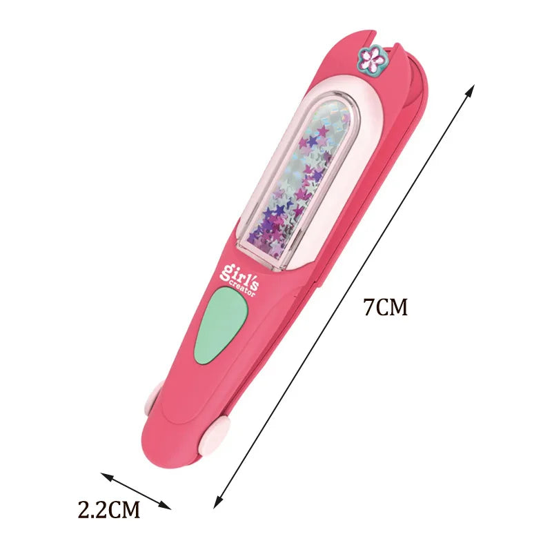 GlamDazzle – Haarjuwelenstempel Set voor Kinderen vanaf 6 Jaar