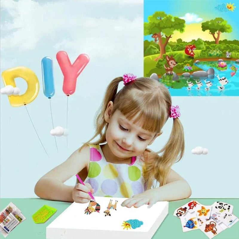 SparkleCraft - DIY Tekenfilm Diamant Schilderen voor Kinderen