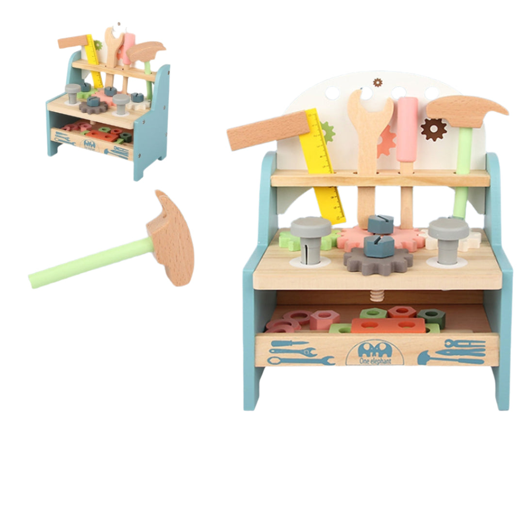 ToolTops – Houten Werkbank voor Kinderen – Bouw & Speelplezier – Vanaf 6 Jaar