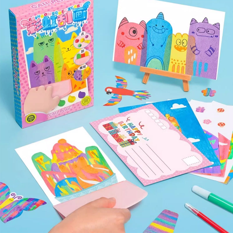 RainbowCraft - DIY kleurrijke wenskaarten