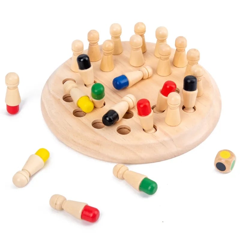 MemoryMinds- Leuk houten geheugenspel voor het ontwikkelen van cognitieve vaardigheden