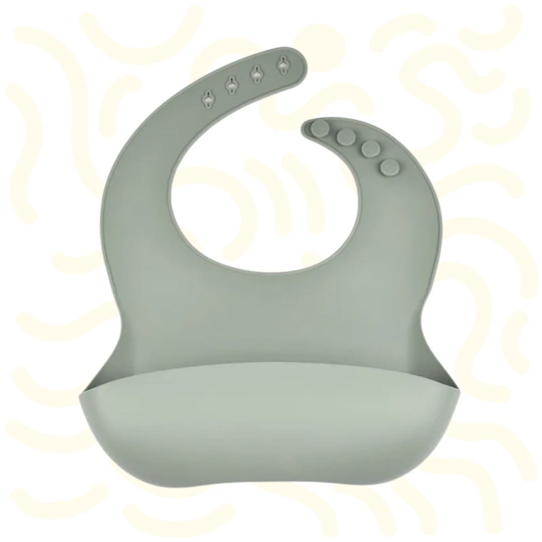 ComfyBib- Siliconen Baby Slabbetjes Waterdicht