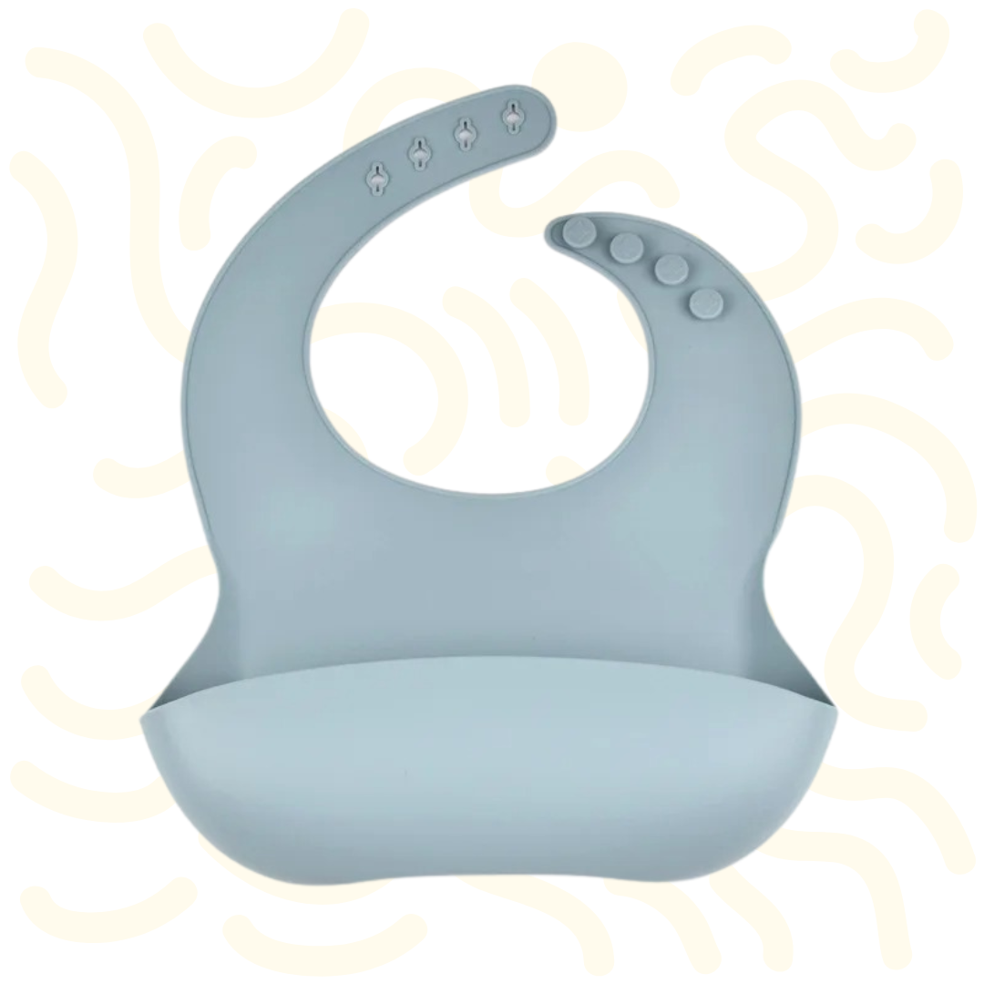 ComfyBib- Siliconen Baby Slabbetjes Waterdicht