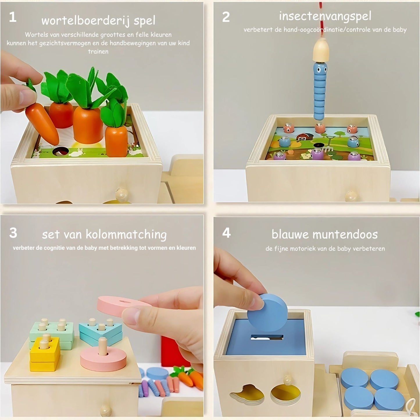 SmartStart - Educatief Montessori Speelboek – 8-in-1 Activiteiten voor Peuters | Stimuleert Motoriek & Zelfstandigheid, 1+ Jaar