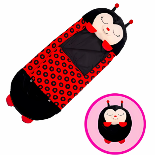 CuddleHaven - 2 in 1 Cartoon Kinder Slaapzak/Kussen