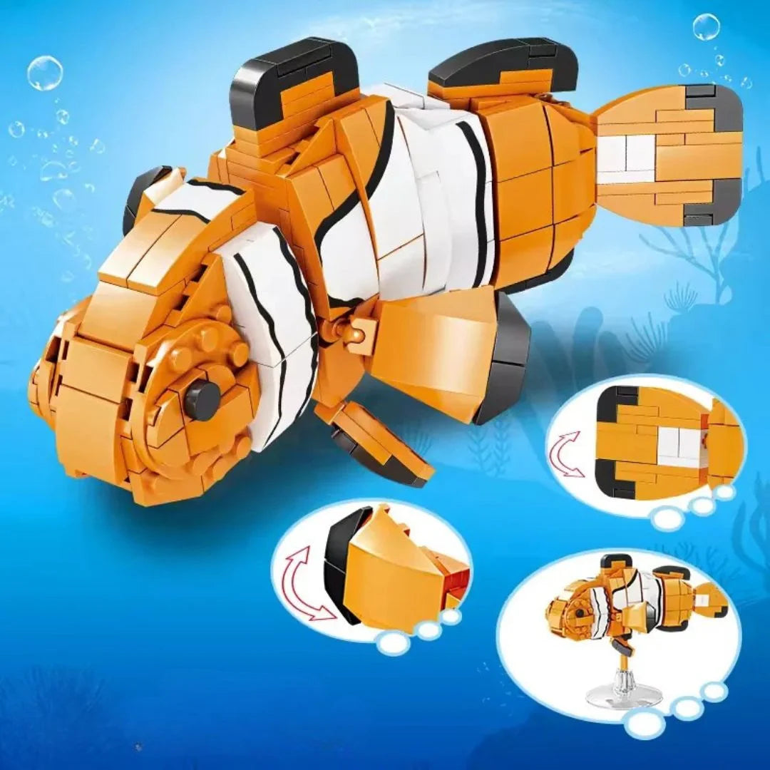 AquaBricks – Oceaan Dieren Bouwstenen Set voor Kinderen vanaf 6 Jaar