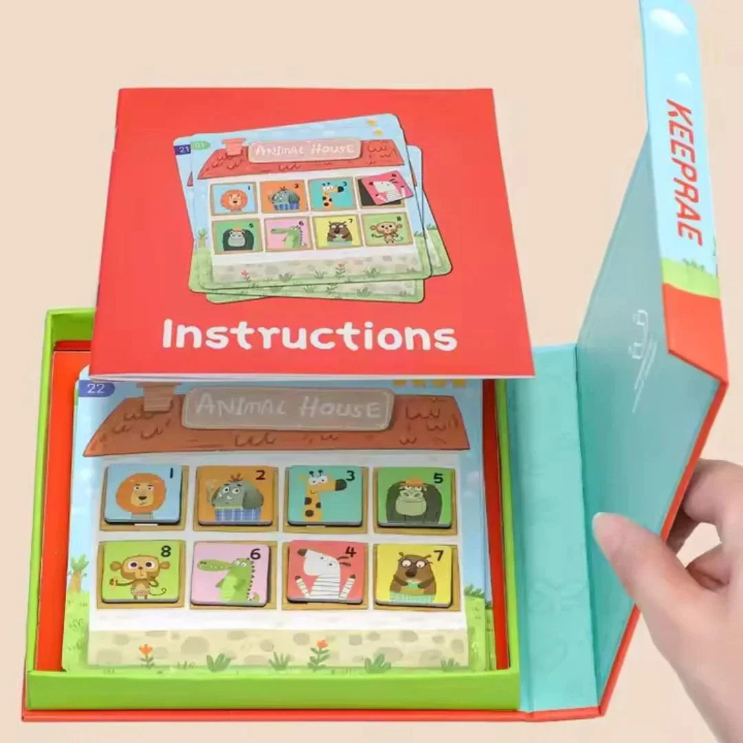 LogicPals – Montessori Magnetisch Dieren Logicaspel voor Kinderen vanaf 4 Jaar
