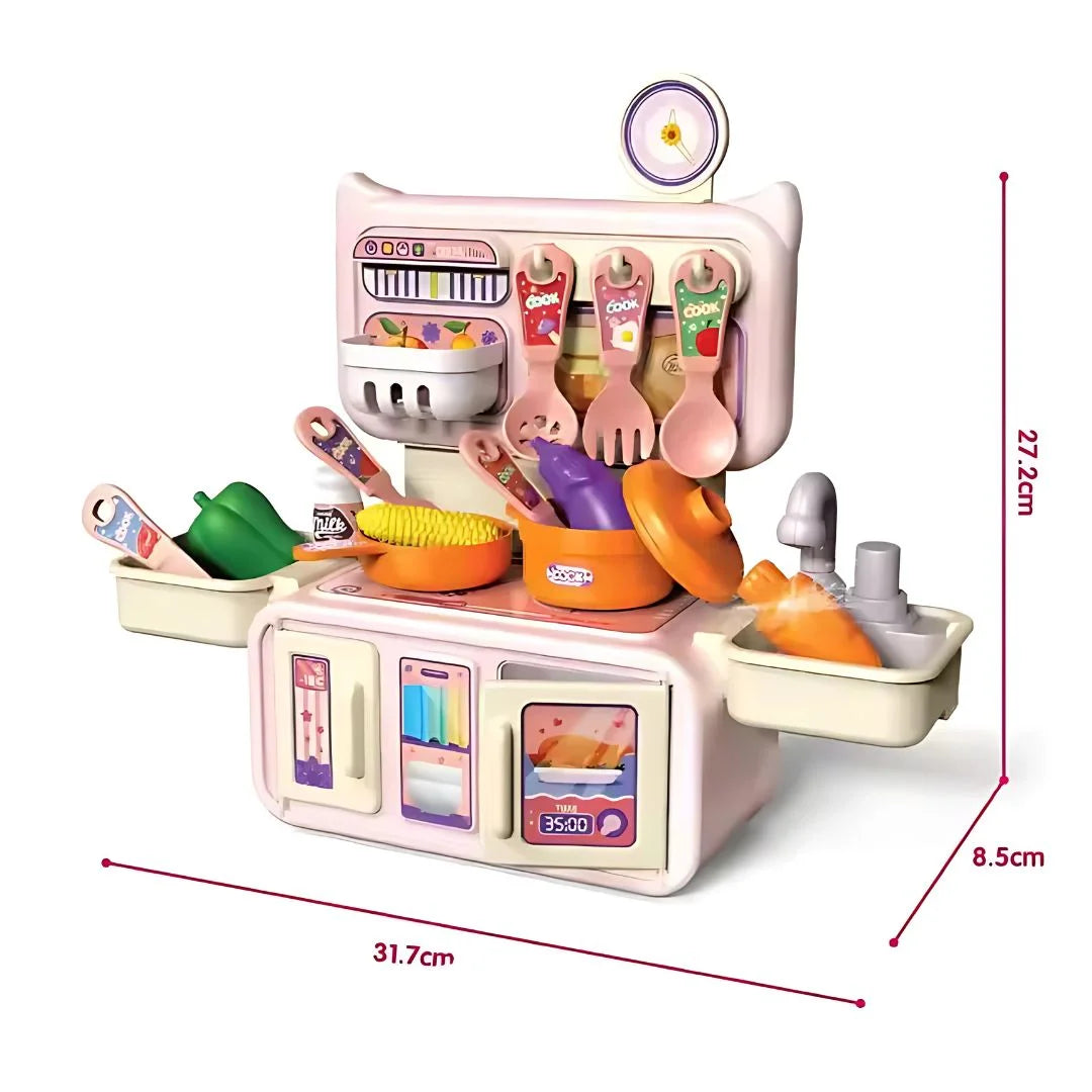 ChefPlay Kitchen – Speelkeuken voor Kinderen – Kunststof Rollenspel Speelgoed – Vanaf 3 Jaar