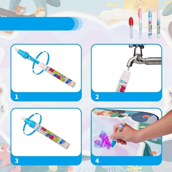 DoodlePlay - Magische Tekenmat met Waterpen