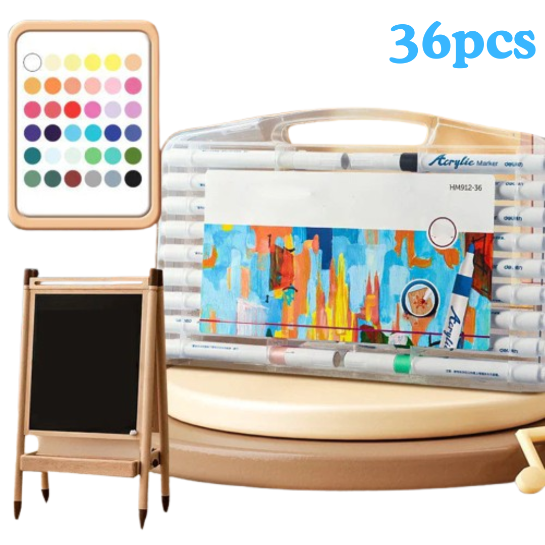 DoodleDrive Acrylstiften Set – Teken op Alles – Vanaf 3 Jaar