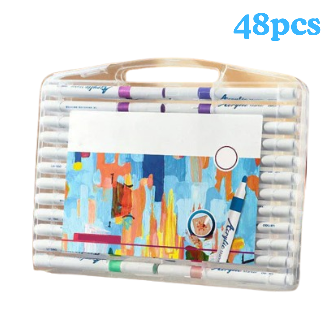 DoodleDrive Acrylstiften Set – Teken op Alles – Vanaf 3 Jaar