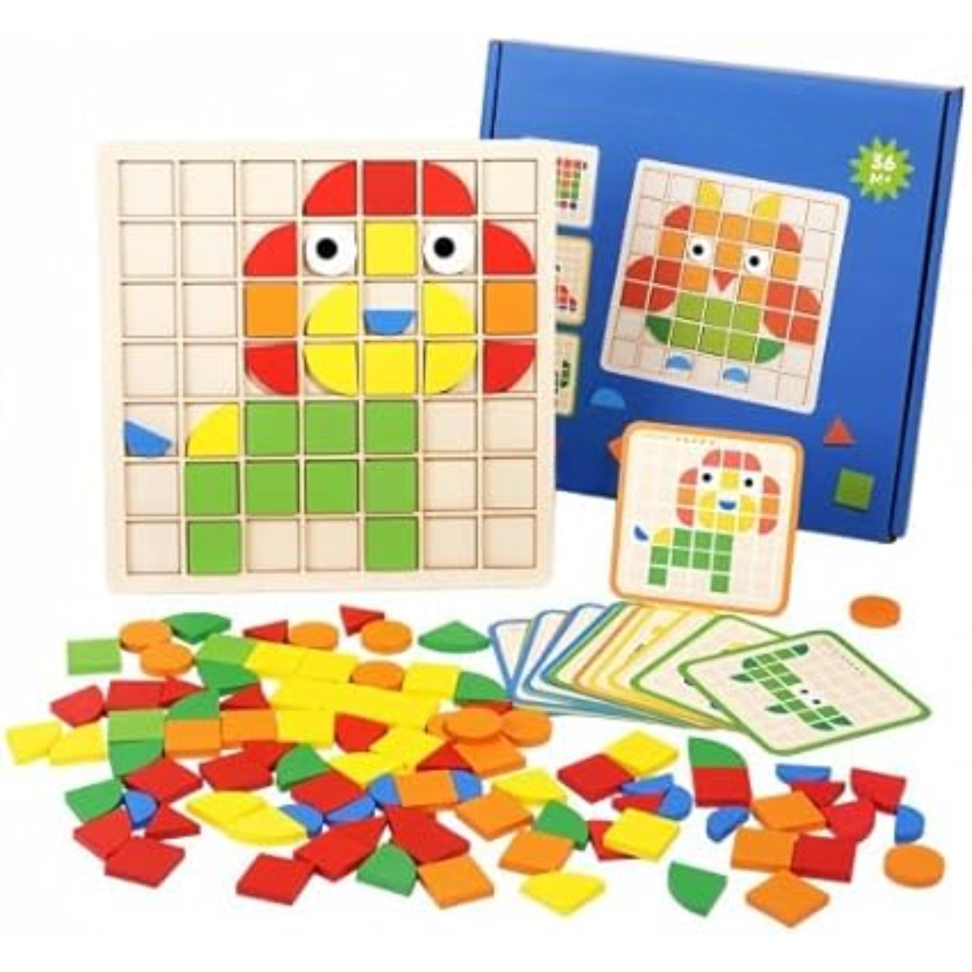PatternPlay - Educatieve Houten Vormen
