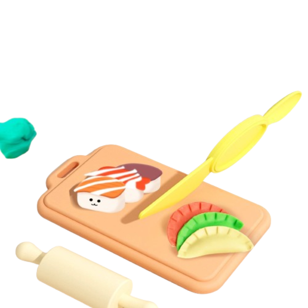 TreatTools - Kleurrijke Taart Modelleerset voor kinderen vanaf 3 jaar - Bakken, vormen en fantaseren