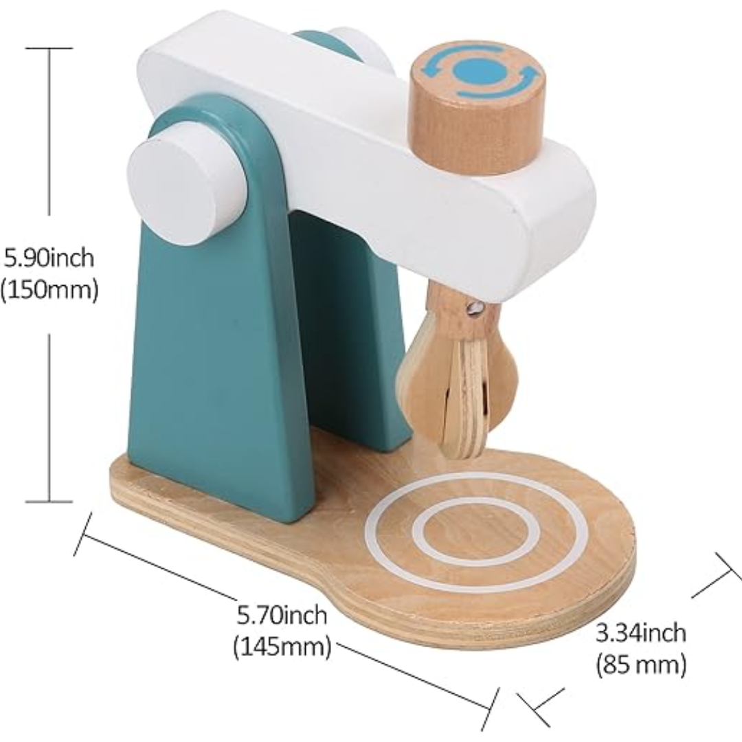 StirStory - Houten Mixerspeelgoed voor kinderen vanaf 3 jaar - Stimuleert fantasierijk rollenspel
