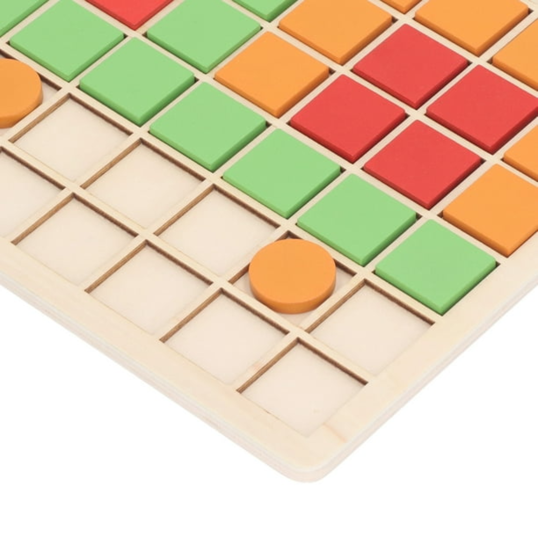 PatternPlay - Educatieve houten vormenpuzzel voor kinderen vanaf 3 jaar