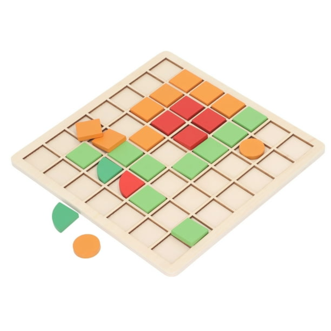 PatternPlay - Educatieve houten vormenpuzzel voor kinderen vanaf 3 jaar