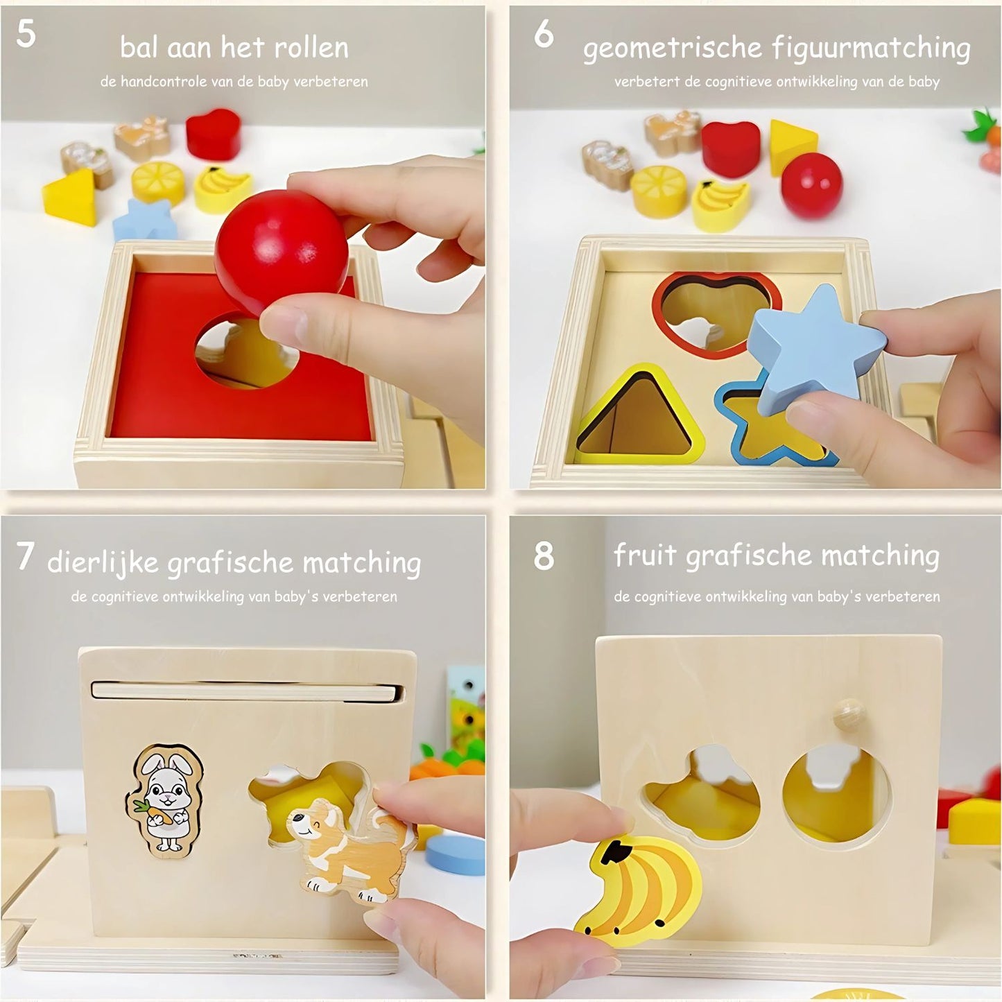 SmartStart - Educatief Montessori Speelboek – 8-in-1 Activiteiten voor Peuters | Stimuleert Motoriek & Zelfstandigheid, 1+ Jaar