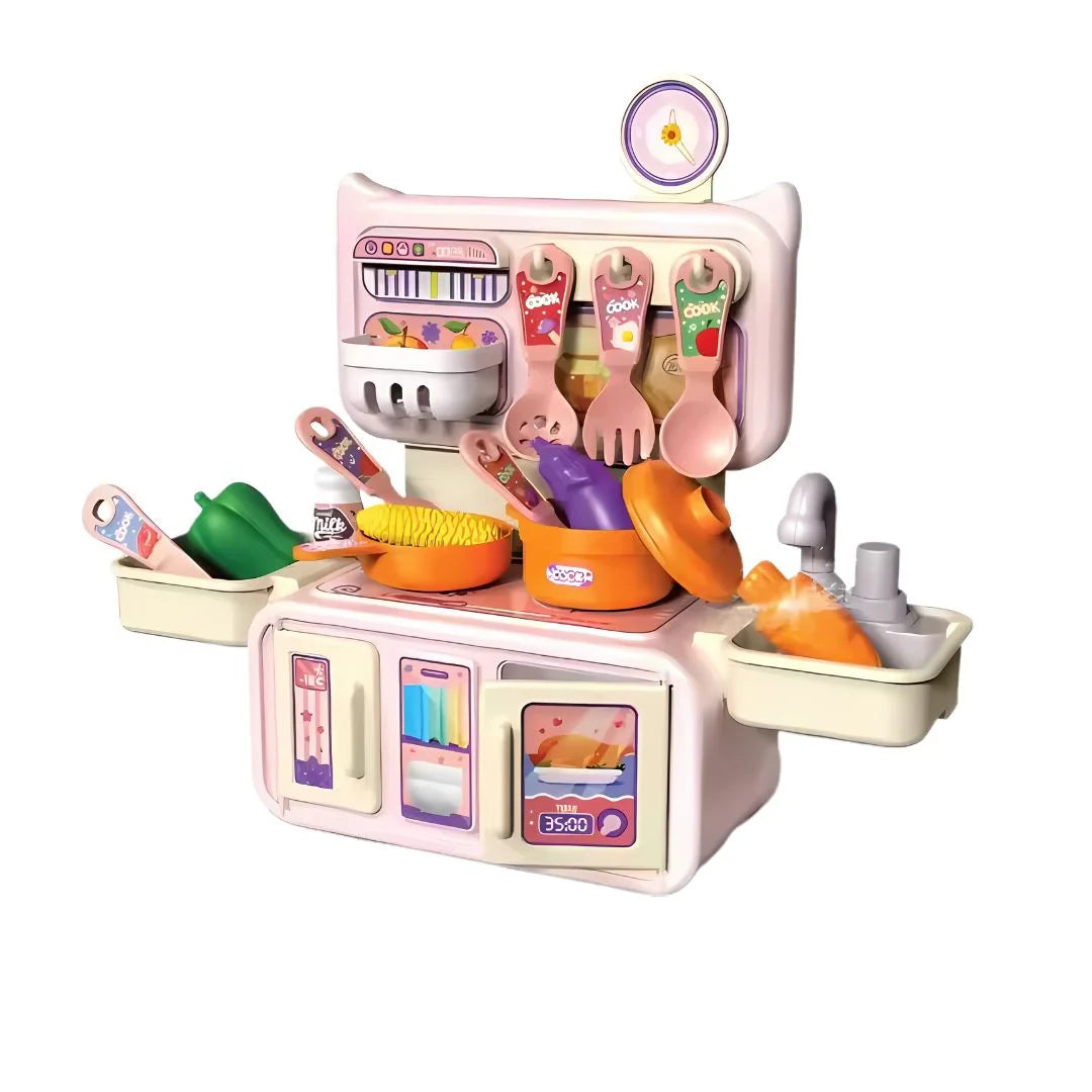 ChefPlay Kitchen – Speelkeuken voor Kinderen – Kunststof Rollenspel Speelgoed – Vanaf 3 Jaar