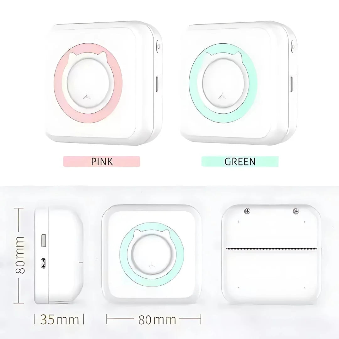 SnapBot™ – Kinderen Bluetooth Instant Fotoprinter vanaf 6 Jaar | Thermisch Knip & Print