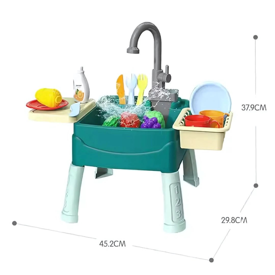 Sinksy – Waterspeelgoot & Keukentafel voor Kinderen – Rollenspel – Vanaf 3 Jaar