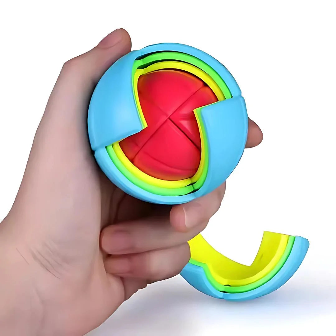 PuzzleBall – Kleurrijke Breinbreker 3D Puzzel voor Kinderen vanaf 6 Jaar – Versterkt Logisch Denken & Fijne Motoriek