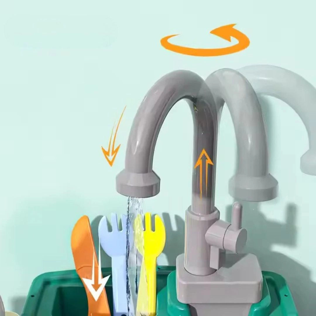Sinksy – Waterspeelgoot & Keukentafel voor Kinderen – Rollenspel – Vanaf 3 Jaar