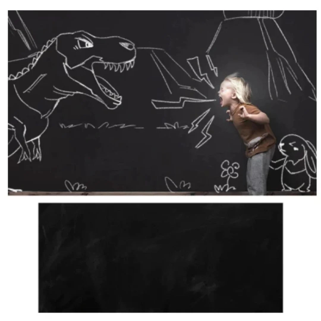 CreativeChalk – Krijtbord Muursticker Voor Kinderen Vanaf 3 Jaar – Bevordert Artistieke Expressie