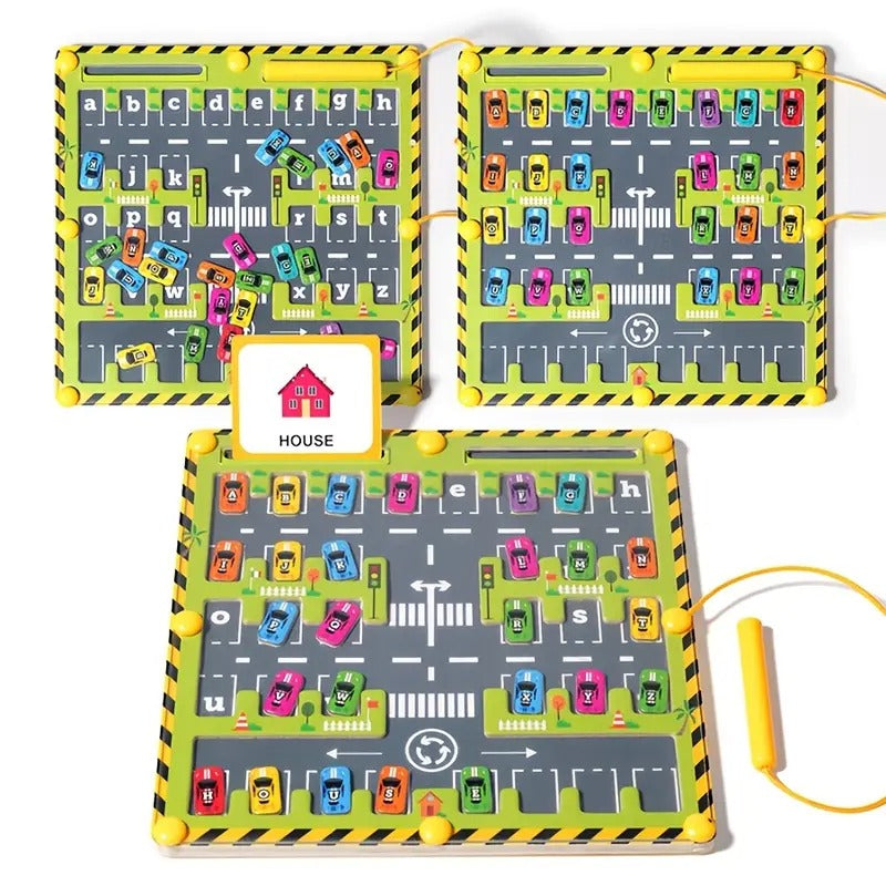 AlphabetAdventure - Magnetisch Alfabet Doolhof Montessori