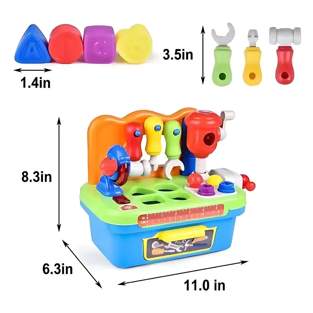 ToolMate – Kinder Werkbank Speelset – Bouw & Speelplezier – Vanaf 3 Jaar