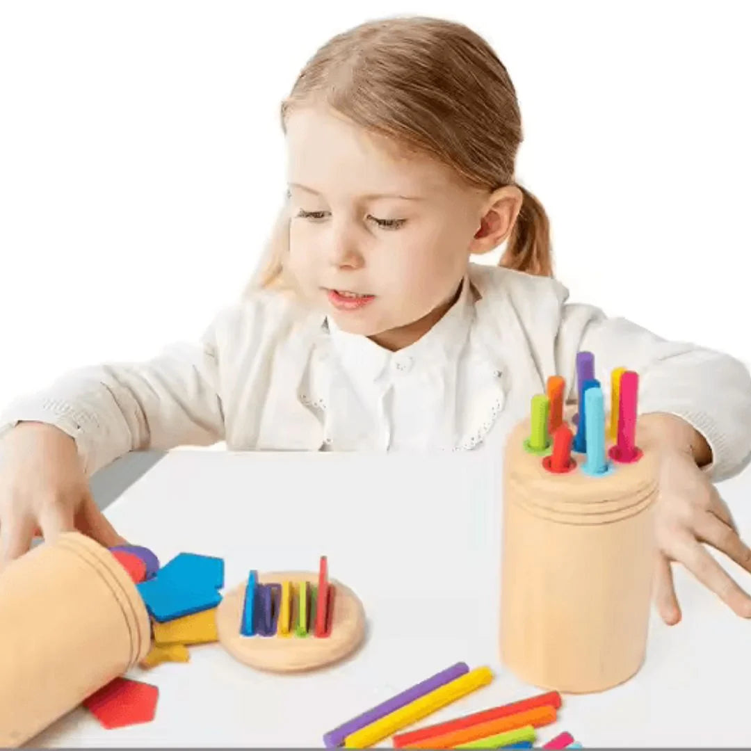 ColorNest™ – Sensorische Ontwikkeling Kleuren Sorteerspel Voor Kinderen Vanaf 3 Jaar – Verbetert Fijne Motoriek