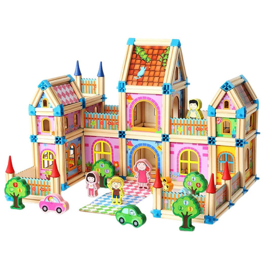 MagicBuild - Creatieve Houten Bouwblokken