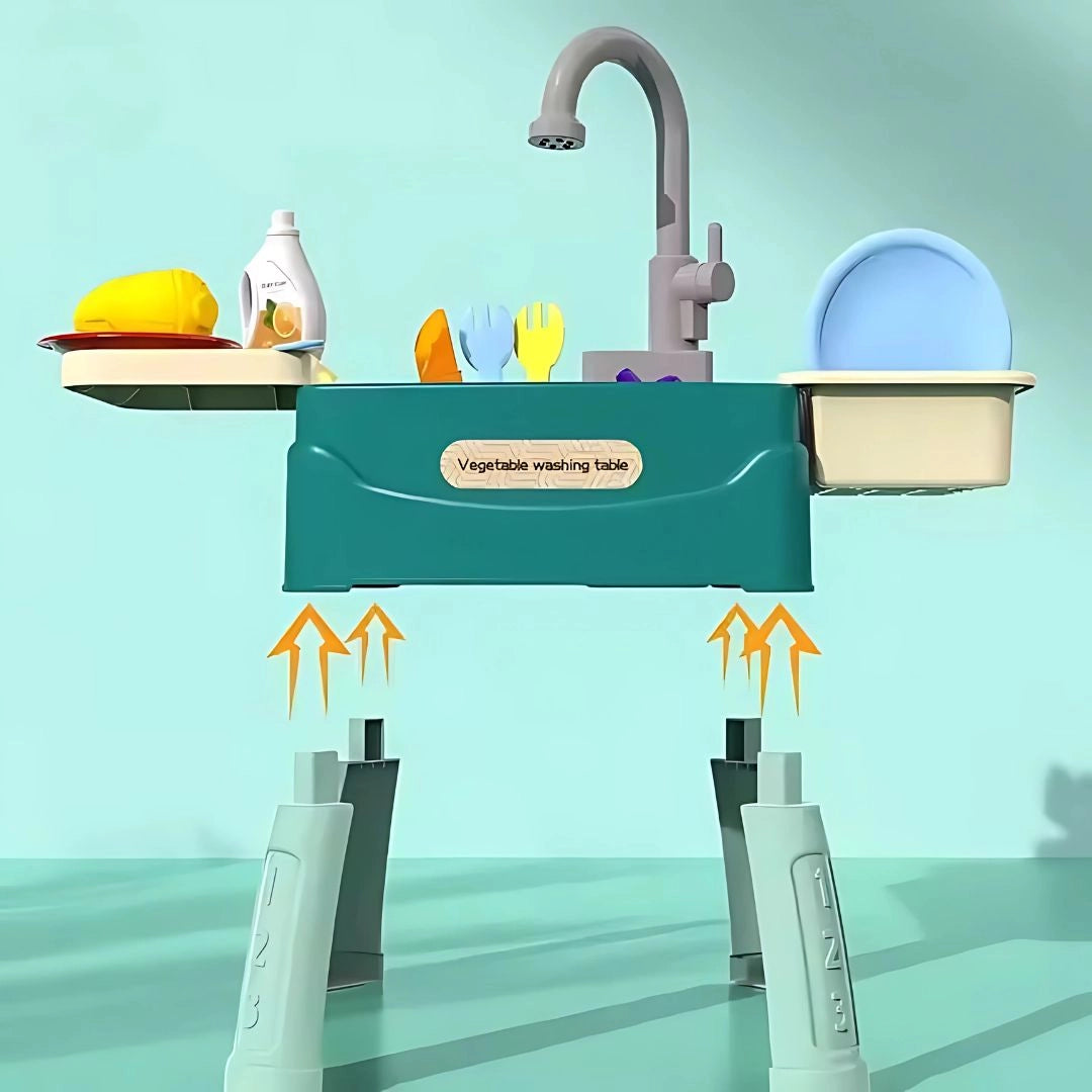 Sinksy – Waterspeelgoot & Keukentafel voor Kinderen – Rollenspel – Vanaf 3 Jaar