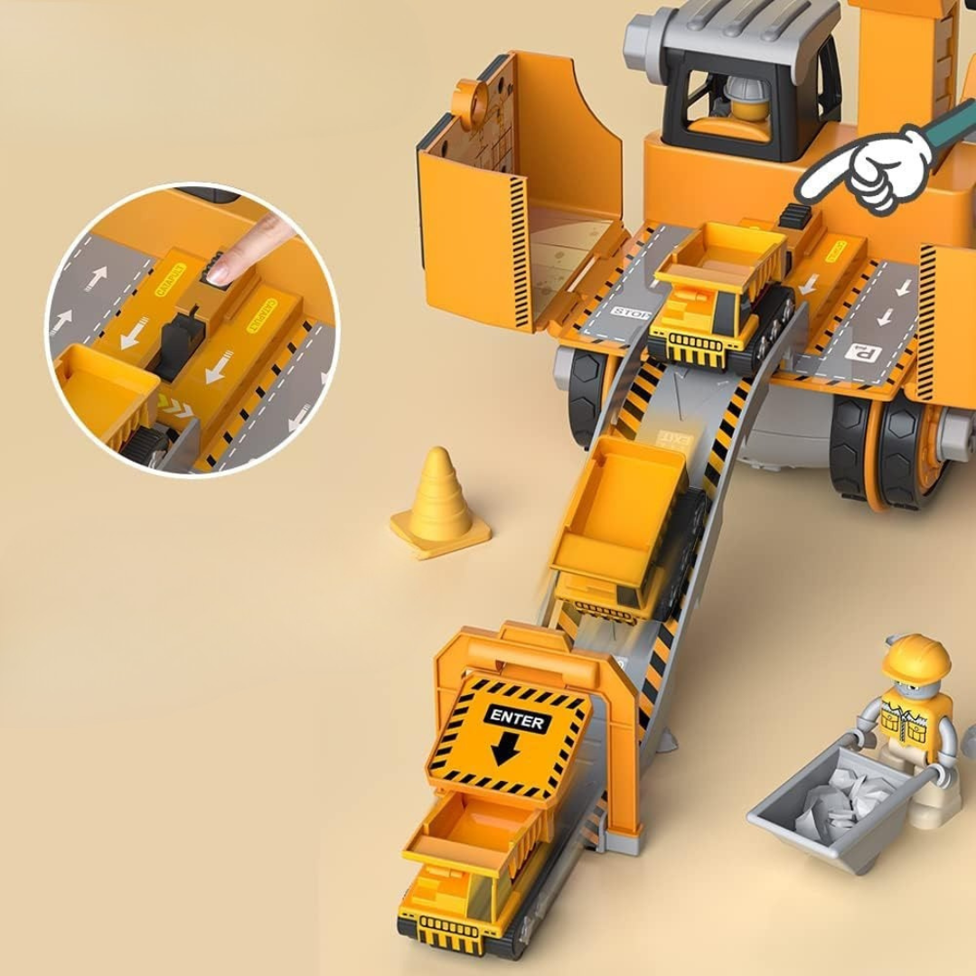 LittleBuilder - Vrachtwagen Graafmachine Kraanbouw