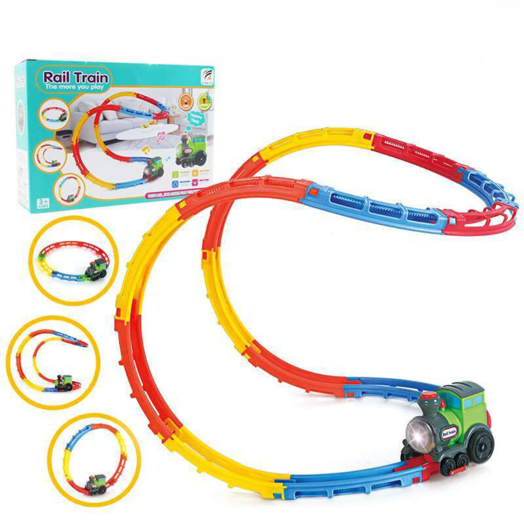 RailRush - Interactieve speelgoed motorset met licht en geluid