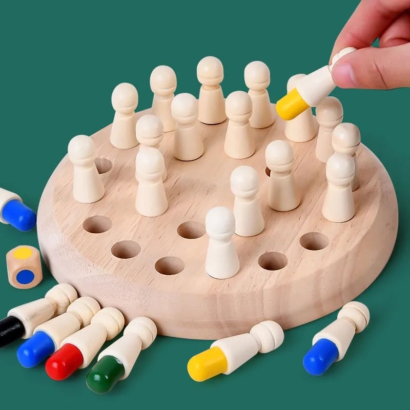 MemoryMinds- Leuk houten geheugenspel voor het ontwikkelen van cognitieve vaardigheden