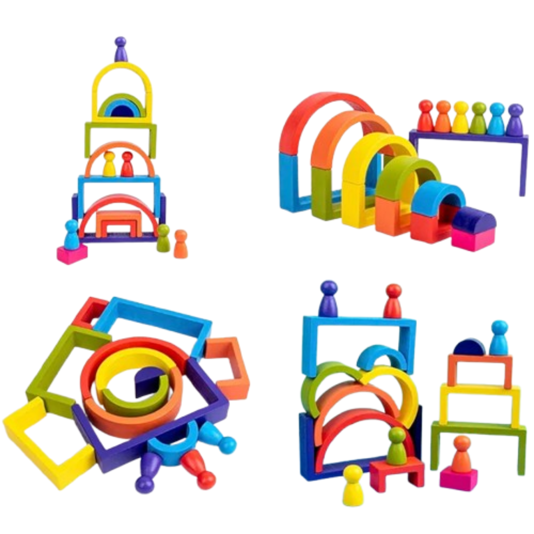 BalanceBlocks- Baby Siliconen Bouwblok