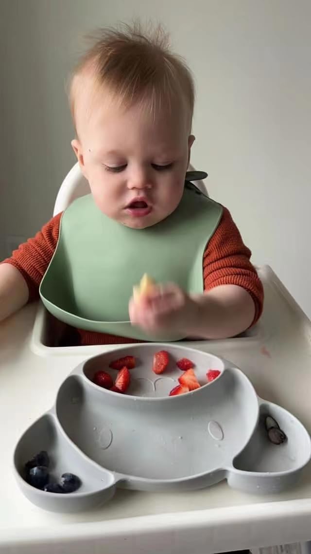 ComfyBib- Siliconen Baby Slabbetjes Waterdicht