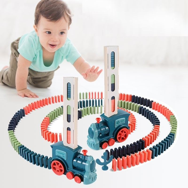 DominoExpress - Domino Trein Automatische Speelgoed Blokken Set