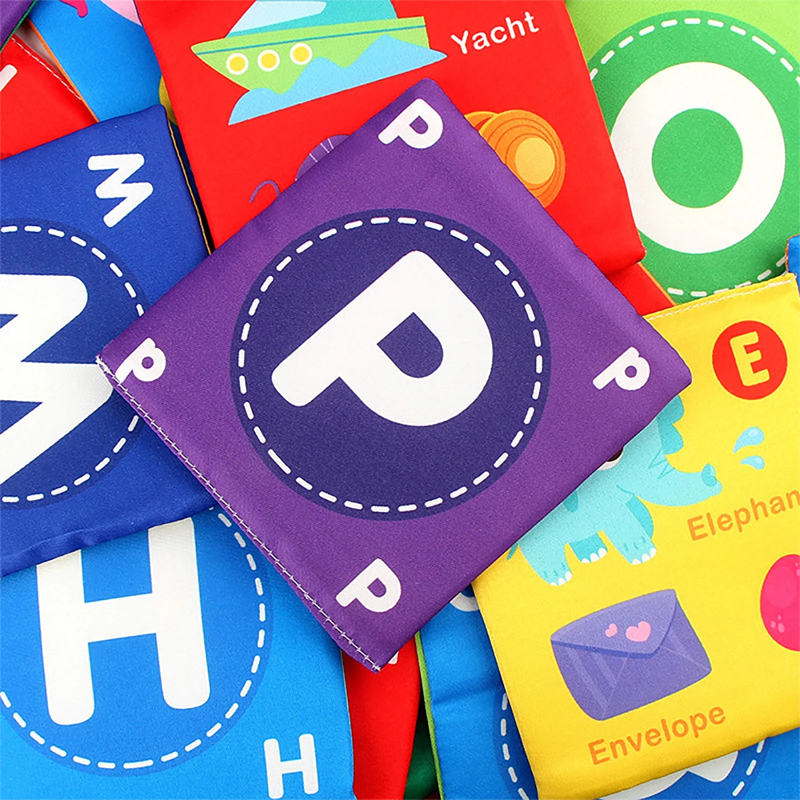 BusyBaby - Babydoek Boek Zachte Flashcards Set