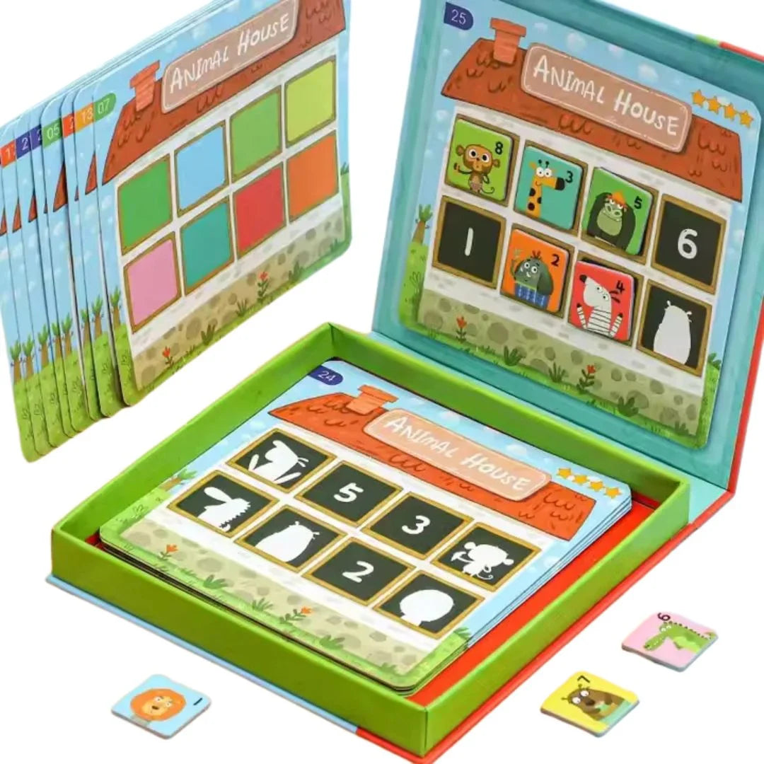 LogicPals – Montessori Magnetisch Dieren Logicaspel voor Kinderen vanaf 4 Jaar